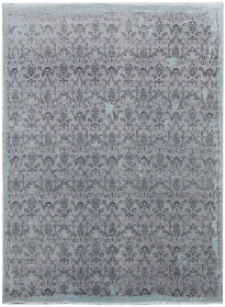 Ručně vázaný kusový koberec Diamond DC-M 5 Light grey/aqua - 365x550 cm - 365x550 cm