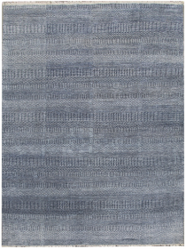 Ručně vázaný kusový koberec Diamond DC-MCN Denim blue/silver - 180x275 cm
