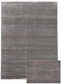 Ručně vázaný kusový koberec Diamond DC-MCN Light grey/brown - 275x365 cm - 275x365 cm