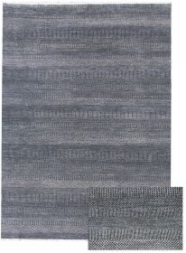 Ručně vázaný kusový koberec Diamond DC-MCN Dark blue/silver - 140x200 cm - 140x200 cm