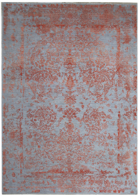 Ručně vázaný kusový koberec Diamond DC-JK ROUND Silver/orange - 275x365 cm
