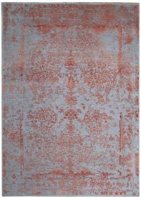 Ručně vázaný kusový koberec Diamond DC-JK ROUND Silver/orange - 160x230 cm - 160x230 cm