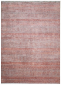 Ručně vázaný kusový koberec Diamond DC-MCN Silver/m.red - 365x457 cm
