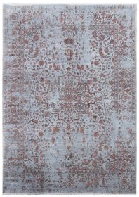 Ručně vázaný kusový koberec Diamond DC-SIRAPI Silver/copper - 245x305 cm