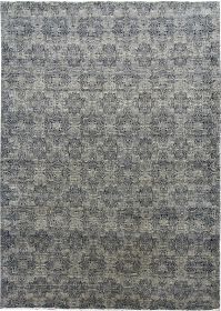 Ručně vázaný kusový koberec Diamond DC-JK 1 SILVER/BLACK - 365x457 cm - 365x457 cm