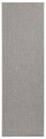 Běhoun Nature 103533 Silver Grey – na ven i na doma - 80x250 cm