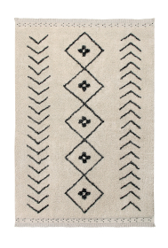 Bio koberec kusový, ručně tkaný Bereber Rhombs - 120x170 cm - 120x170 cm