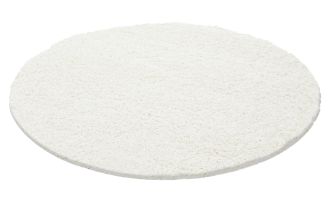 Kusový koberec Life Shaggy 1500 cream kruh - 160x160 (průměr) kruh cm