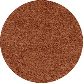 Kusový koberec Life Shaggy 1500 terra kruh - 160x160 (průměr) kruh cm