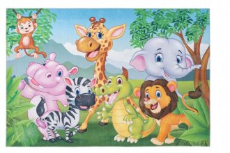 Dětský kusový koberec Torino kids 239 JUNGLE - 160x230 cm - 160x230 cm