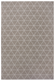 Kusový koberec Flatweave 104831 Light-brown/Cream - 200x290 cm