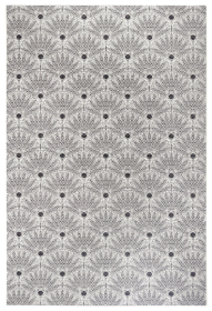 Kusový koberec Flatweave 104860 Black/Cream - 200x290 cm
