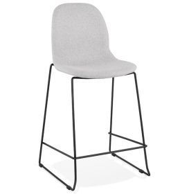 Barová židle COOPER MINI šedá/černá