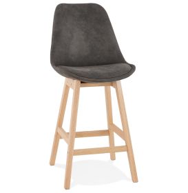 Barová židle SVENKE MINI šedá/přírodní