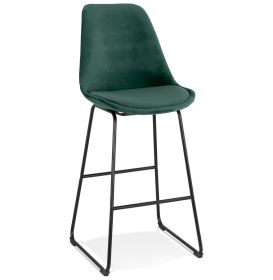 Barová židle YAYA zelená/černá