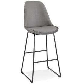 Barová židle YAYA šedá/černá
