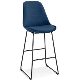 Barová židle YAYA modrá/černá