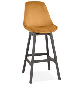 Barová židle BASIL hořčicová/černá