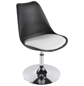 Jídelní židle VICTORIA černá/bílá