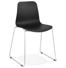 Jídelní židle BEE černá/chrom