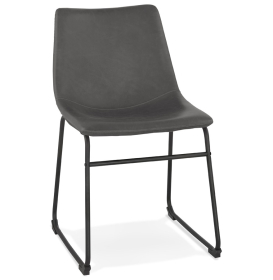 Jídelní židle BIFF šedá/černá