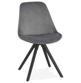 Jídelní židle JONES šedá/černá