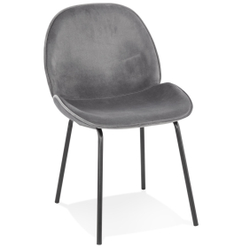 Jídelní židle AGATH šedá/černá