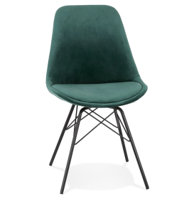Jídelní židle DOLCE zelená/černá
