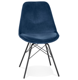Jídelní židle DOLCE modrá/černá