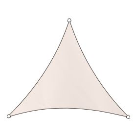Stínící plachta LIVIGNO trojúhelníková béžová 3,6x3,6x3,6m