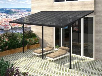 Pergola PIERCE 560 CM šedé stínění