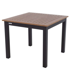 EXPERT WOOD Plus - zahradní hliníkový stůl 90 x 90 cm