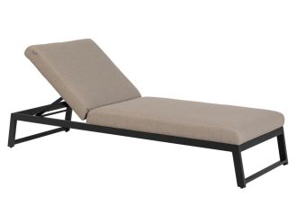 Melia LIKA-TEX(R) mocca - luxusní zahradní lehátko