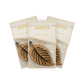 Výhodné balení - 3ks lístečků - Černá orchidej