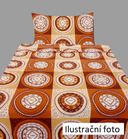 Bavlněné povlečení Hnědá mandala