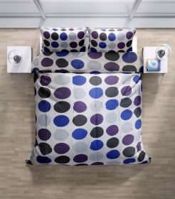 Bavlněné povlečení Modré kruhy