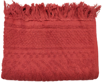 Dětský ručník Top s třásněmi 40x60 cm Barva: červená (8)