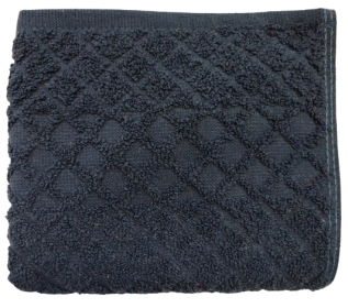 Dětský ručník Top káro 40x60 cm jednobarevný Barva: tmavě modrá (19)