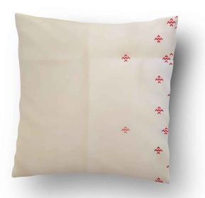 Polštářek Krásný spánek - krém, červená 40x40 cm (50)