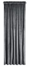 Závěs Velvet 140x250 cm šedý