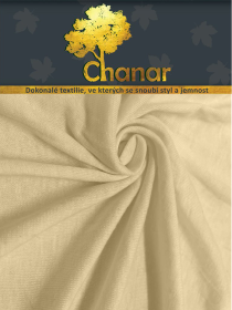 Prostěradlo Jersey Lux 90x200 cm krémová