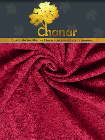 Prostěradlo Froté Top 140x200 cm vínová