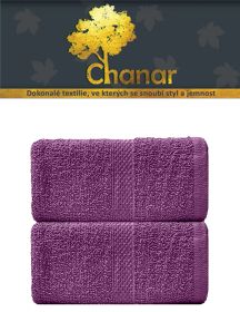 Dětský ručník Ekonom 40x60 cm tmavě fialový