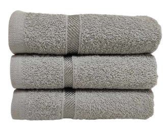 Dětský ručník 30x30 cm světle šedý - II. jakost