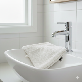 Žínka Standard 15x20 cm bílá