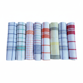 Sada kuchyňských utěrek mix barev 9 ks