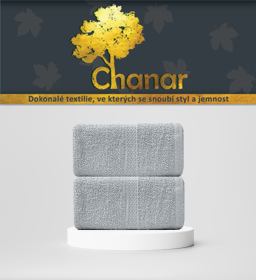 Ručník Ekonom 50x90 cm světle šedý - II. jakost