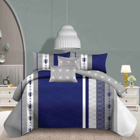 Bavlněné povlečení 5D Blue elegance 3dílné