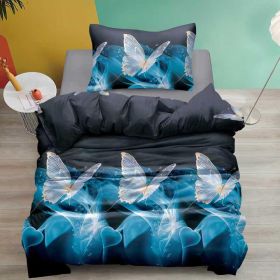 Bavlněné povlečení Azurový motýl 140x200, 70x90 cm