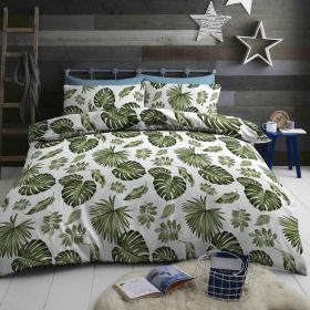 Flanelové povlečení Monstera 140x200, 70x90 cm